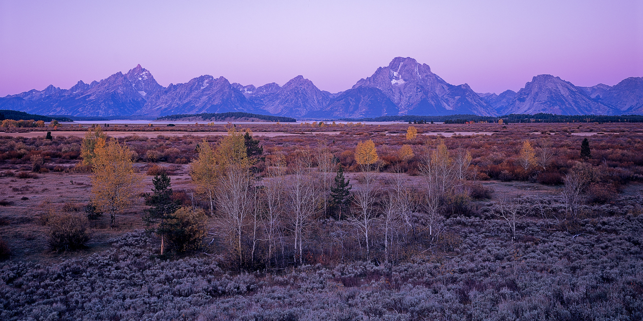 Teton Sunrise Pano