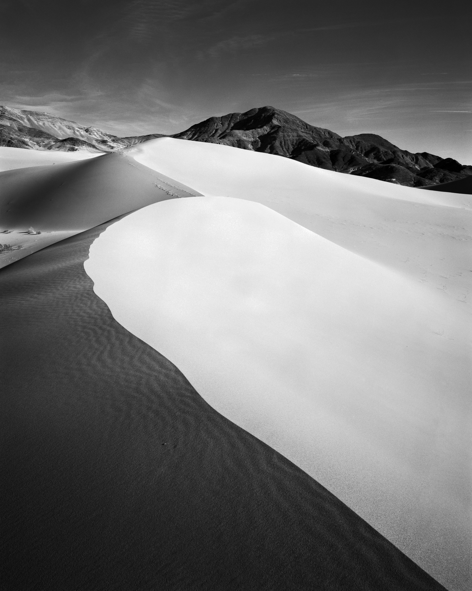 The dune field near Panamint Valley is far enough off the road that most Death Valley visitors never find it, California. Photograph by Marty Quinn